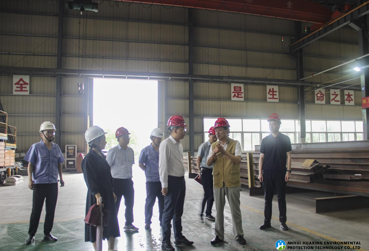 Deputy Secretary of the Feidong County Party Committee and County Mayor Shuwu Wang Leads Government Delegation to Visit Huaxing Environmental Protection Technology Co., Ltd. for Inspection and Guidance